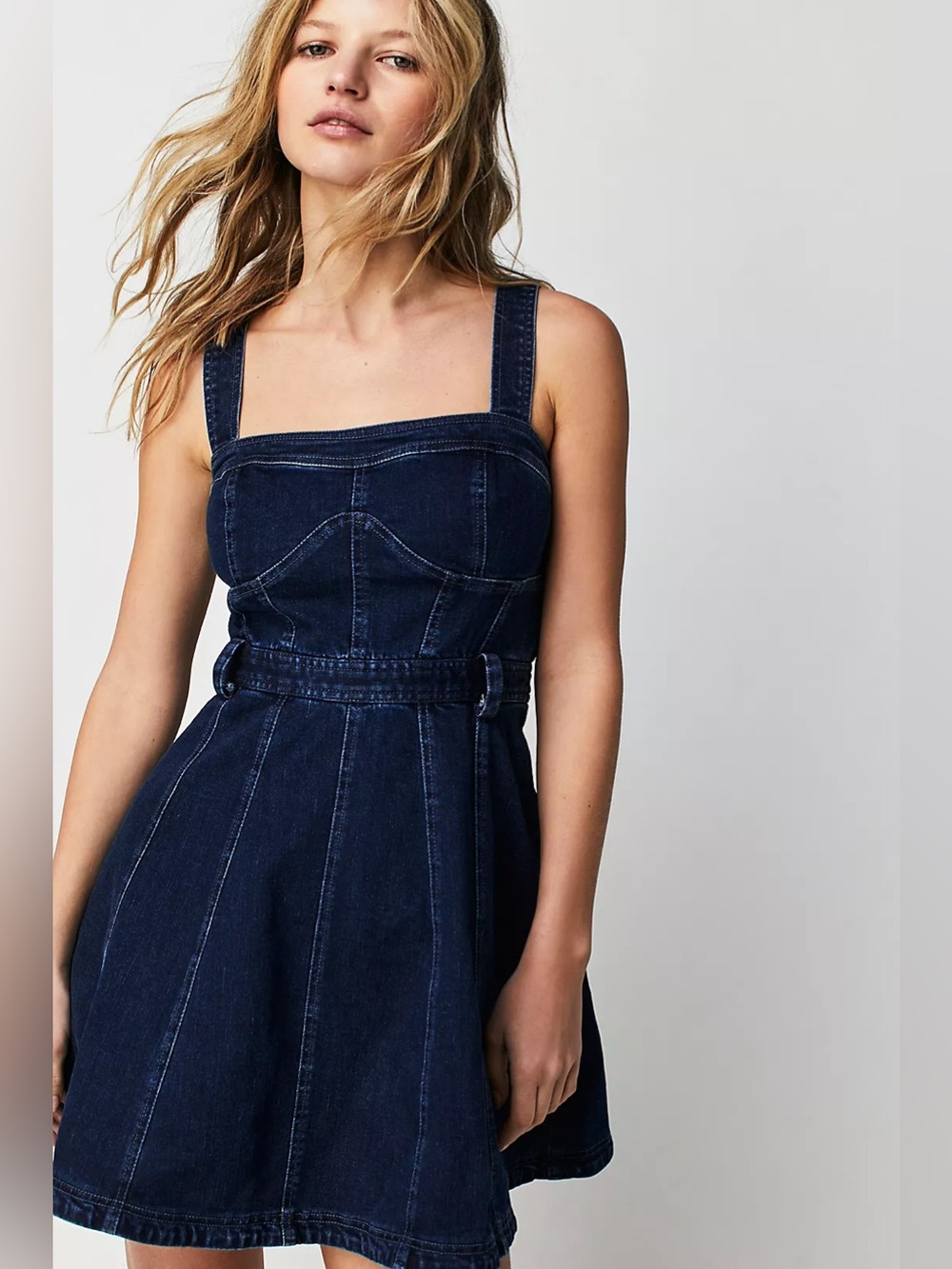 Free People | Margot Denim Mini Dress, Small